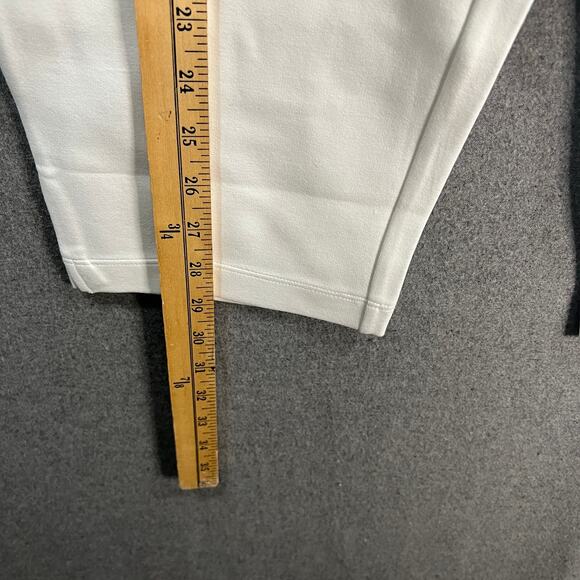 Joan Rivers Petite Signature Knit Capri Pants White Petite Medium - Picture 5 of 7